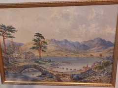 1871 William Longmire (1841-1914) Plexiglas/COA/Signed/Dated Original WC 21×25.5