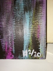 Alissa Hudson Original ACRYLIC On Hardboard Signed AH Dreamcatcher