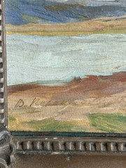 Antique Russian Impressionist Landscape Oil Painting Vladimir V. Perepletchikov