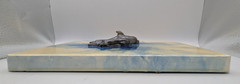 Art Acrylic Resin Wood- WHALES-Megan Leal Gring-RARE