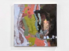 Expressionism Portrait of Woman Abstract Original Oil Painting 24×24 Signed