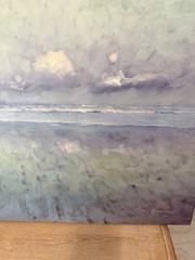 Mike Holloway Signed Original Oil on Canvas Impressionist Seascape 40×60″