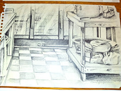 Original Graphite Pencil Sketch Lot of 3 Drawings On Paper 1980 Signed 6″x9″
