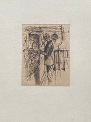 Lieutenant Schmitz-Westerholt – Naval War Painter – Drawing – Pen