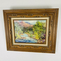 Helen Jordan Summer On The Creek Oil Painting Desert Landscape Mountains River