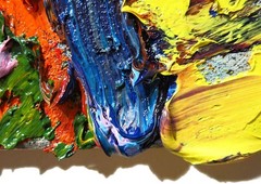 LANDSCAPE ORIGINAL OIL█PAINTING█VINTAGE█IMPRESSIONISM█ART█MODERN ABSTRACT POP