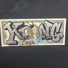 Cash Is KING 2 Dollar bill painting Graffiti Art Street Art Currency Art