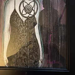 Original Art Doroth Vallens Blue Velvet David Lynch Painting By Frank Forte