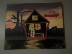 Acrylic Painting Original Cajun Folk Art
