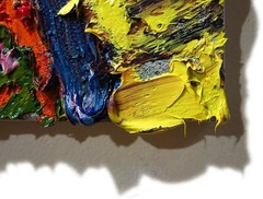 LANDSCAPE ORIGINAL OIL█PAINTING█VINTAGE█IMPRESSIONISM█ART█MODERN ABSTRACT POP