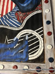 Leadbelly Painting bought from Folk Art Cafe in Los Angeles when they renovated.