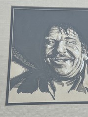 ANTIQUE PAINTING PORTRAIT MEXICAN MAN MEN SIGNED MONTY ORR ILLUSTRATION VINTAGE