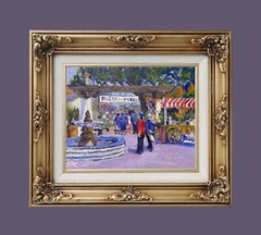 Impressionist Oil Painting with Historic Charm and Rustic Colors – Perfect Art