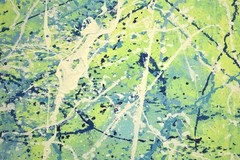 Jackson Pollock Style Giant Canvas Painting 81”X62” (6 Foot 9 inch) Abstract