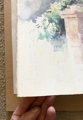 Vintage EVA CARTER Original Watercolor Painting Charleston South Carolina