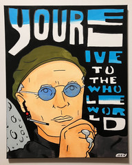 The Truman Show Original pop art painting 16×20 on canvas Internet meme