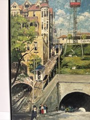 Los Angeles Painting Urban California Landscape Regionalism Stephen Goosson Oil