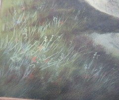 STUNNING ANTIQUE FRAMED IMPRESSIONIST LANDSCAPE WATER COLOR PAINTING # 2
