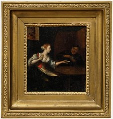 European School 18th Century Oil – The Winning Hand