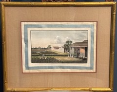 4 Early 19th Century Canton Export Paintings-Tea Trade