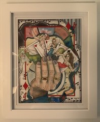 “Playing Cards” Original Framed Artwork by Yulia Kuznetsova