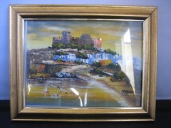 Vintage Framed Landscape Oil On Canvas SIGNED