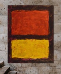 ￼ Mark Rothko style Professional￼ Artist Canvas￼ painting￼ 72”X60”Abstract,6ft