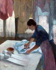 Edgar Degas Woman Ironing Painting Reproduction – Giclee Canvas/Paper/Stretched