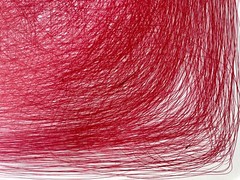 ORIGINAL LARGE DRAWING RED INK ON PAPER