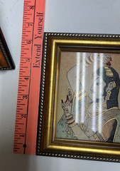 Gem Stone Painting Made With Crushed Real Gems Set Of 2 Paintings Unique INDIA