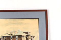 Vintage Ocean City Maryland Beach House Watercolor Painting Signed Jim Wilson 77