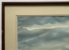 Large Original Realism Painting Colonial Pioneers Military Soldiers Landscape