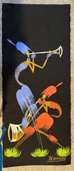 Nigerian Acrylic Paintings Artist Xxassin African Art Original Stunning!
