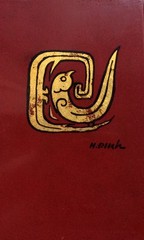 Dinh STYLIZED BIRD SYMBOL OF PEACE&GLOBAL UNITY lacquer orig20x13cm born1974UIA