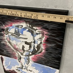 Art Painting on canvas hand painted “Between Glass and Emptiness” 16×20 COA