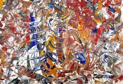 Expressionism Original Acrylic Painting 9×12 Abstract Impasto Wall Art Board