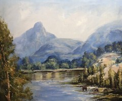 Canvas Wall Art Modern Decor Oil Painting Hand Painted,Country Road,51 X 61 cm