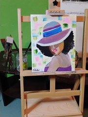 Original art 14 X 11 Mixed Media Colorful Modern Art Acrylic Painting