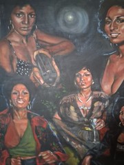 Original Art Portrait Vintage 1970’s Foxy Brown Pam Grier 36″×26″