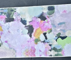 Painting By UK Artist Kimberly Godfrey Large Oil On Canvas 34”x 63”