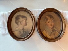 Mid Century Old Oval, “Charlotte” And “Peter”