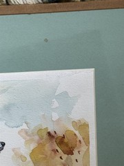 Vintage Watercolor Hunting Dogs Pointer Signed Mikkanen Finnish Art