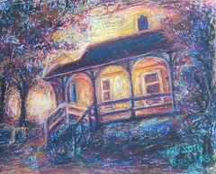 Untitled. An Oil Pastel On Paper By Artist Kevin Rollins, 2016.