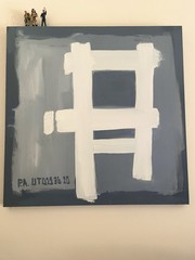 Urban Technology Series of Paintings 36×36 Oil On Canvas Original Painting