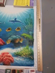 Original oil painting Ocean Scene Signed Not Mounted. 27 X 22