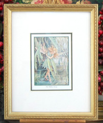 FRAMED VINTAGE 1990’S CICELY MARY BARKER FAIRY FLOWER SERIES: THE WILLOW FAIRY