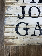 Who Is John Galt Original Wood Painting 9×13 Rustic Design Atlas Shrugged
