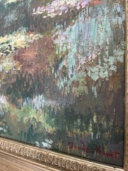 Claude Monet Oil On Canvas Style Of 1840- 1926 Amazing Painting