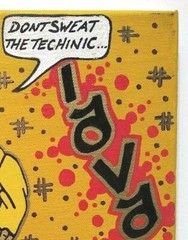 GRAFFITI LEGEND LAVA I & II aka STRAIGHTMAN URBAN STREET ART FIGURE CANVAS OOAK