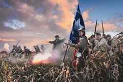 First Texas at Antietam By John Paul Strain Signed Archival Paper Giclée – New!
